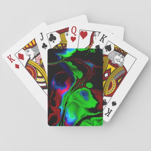 Fractal Art Wild_and_Crazy Design Playing Cards