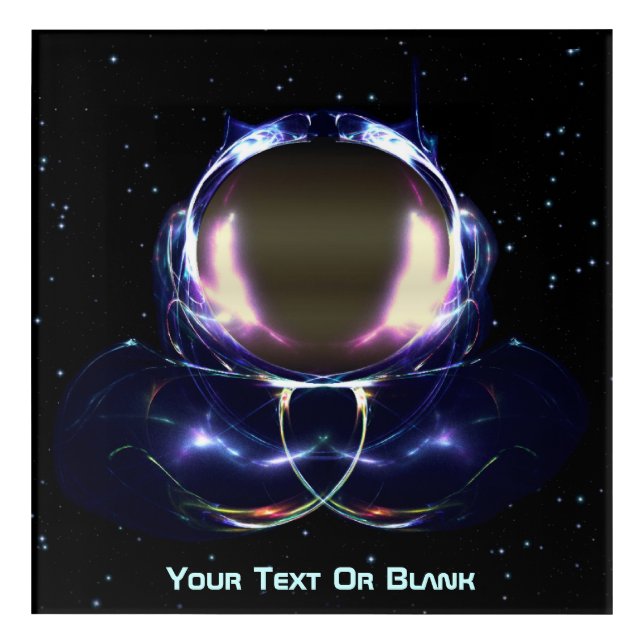 Fractal Astronaut Acrylic Print (Front)