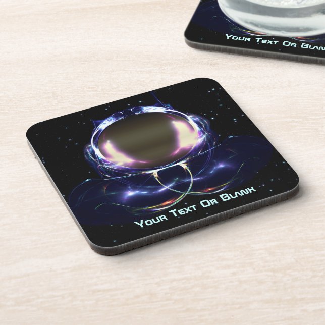 Fractal Astronaut Beverage Coaster (Left Side)