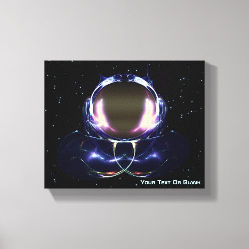 Fractal Astronaut Canvas Print