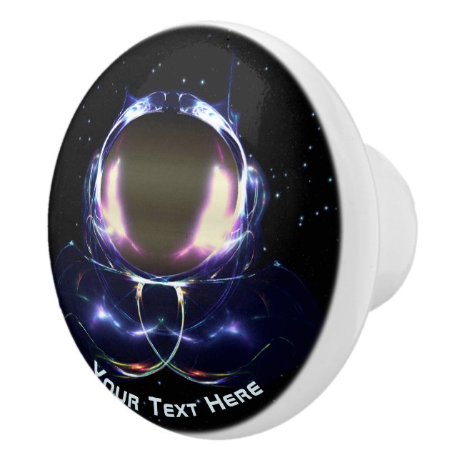 Fractal Astronaut Ceramic Knob (Right)