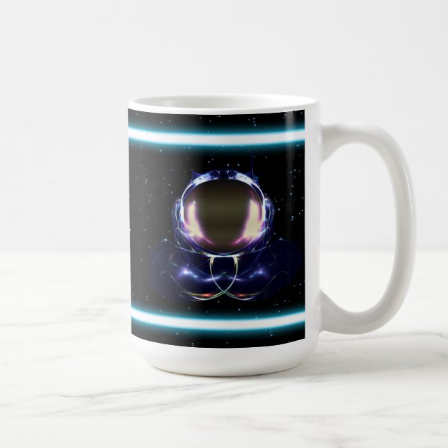 Fractal Astronaut Coffee Mug (Right)