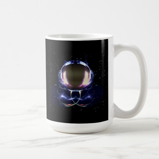 Fractal Astronaut Coffee Mug (Right)