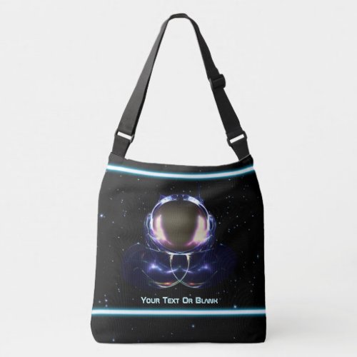 Fractal Astronaut Crossbody Bag