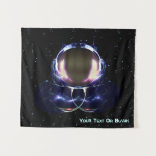 Fractal Astronaut Tapestry