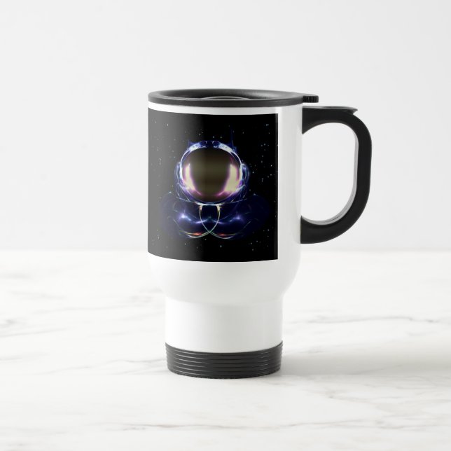 Fractal Astronaut Travel Mug (Right)