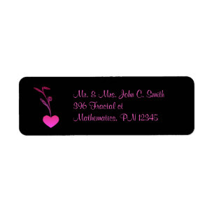 Fractal Avery Address Label