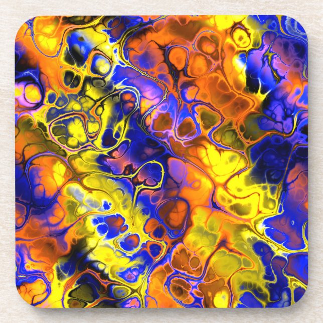 Fractal   beverage coaster (Front)