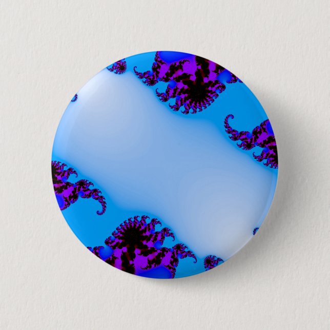 Fractal blue button (Front)