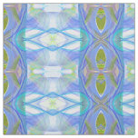 fractal blue ethnic pattern. fabric