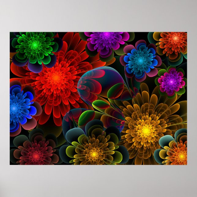 Fractal Bouquet Poster (Front)