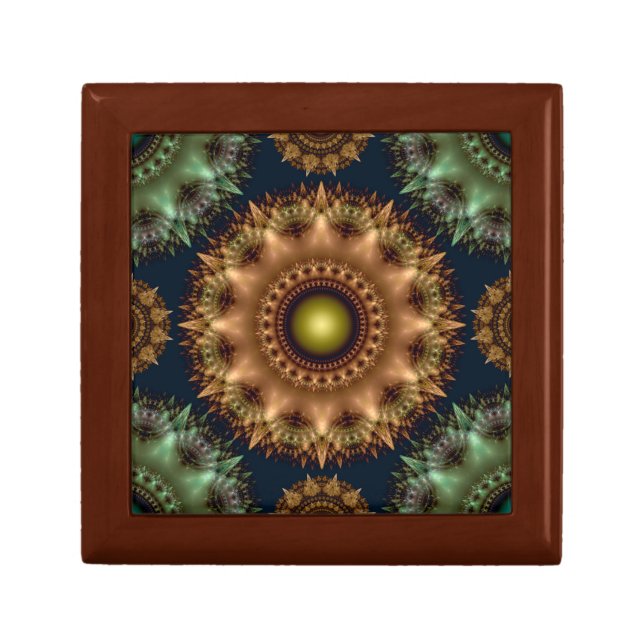 Fractal brilliant glossy ornate decoration gift box (Front)