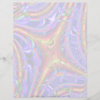 Fractal C~02 Custom Letterhead 02 - 8.5" x 11"