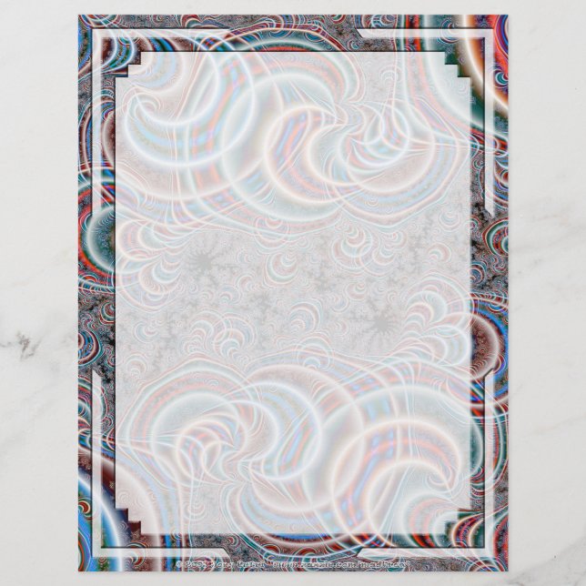 Fractal C~17 Custom Letterhead 03 - 8.5" x 11" (Front)