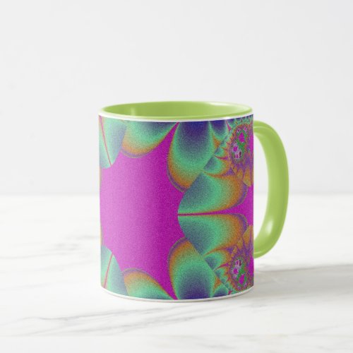 Fractal Cactus Bloom Mug