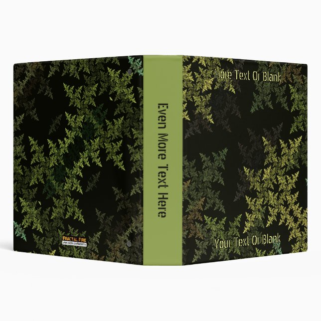 Fractal Camouflage 3 Ring Binder (Background)