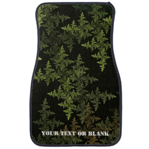 Fractal Camouflage Car Mat