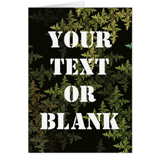 Fractal Camouflage Cards (Front)