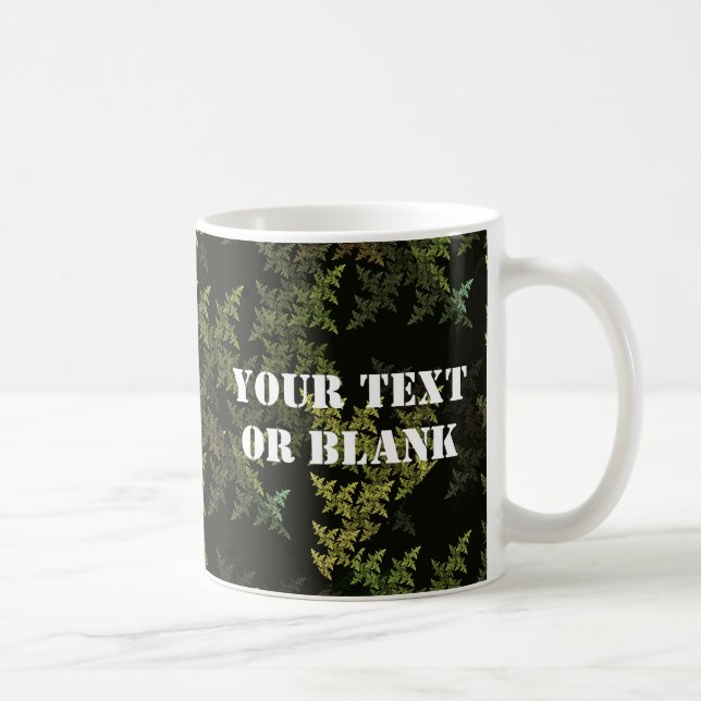 Fractal Camouflage Coffee Mug (Right)