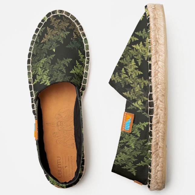 Fractal Camouflage Espadrilles (Side)