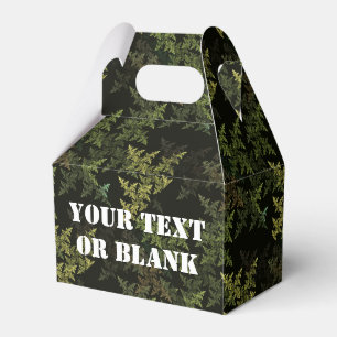 Fractal Camouflage Favor Boxes