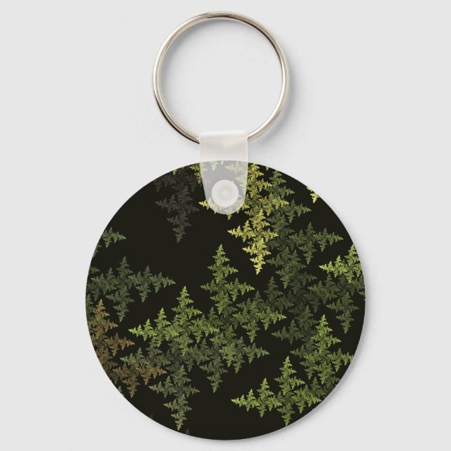 Fractal Camouflage Keychain (Front)