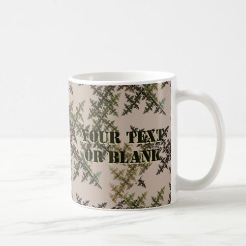 Fractal Camouflage _ Summer Coffee Mug