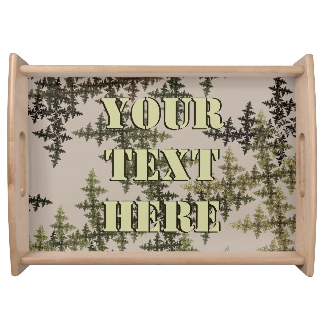 Fractal Camouflage - Summer Serving Tray (Front)
