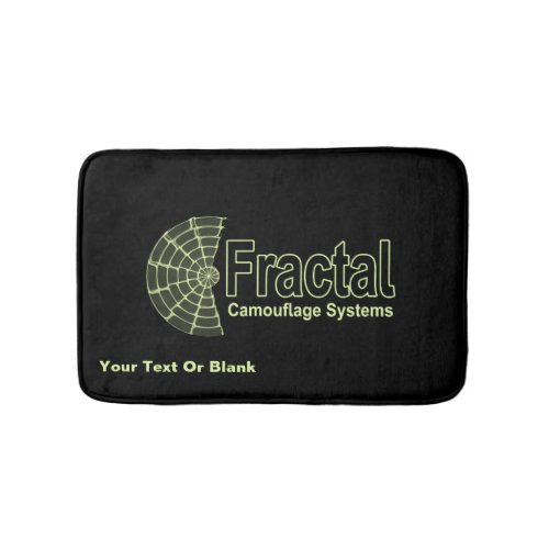 Fractal Camouflage Systems Logo Bathroom Mat