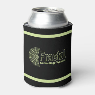 Fractal Camouflage Systems Logo Can Cooler