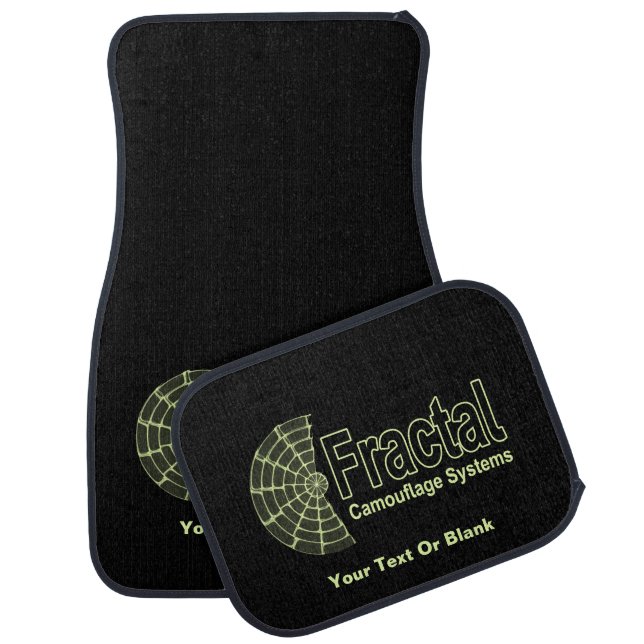 Fractal Camouflage Systems Logo Car Floor Mat (Set)