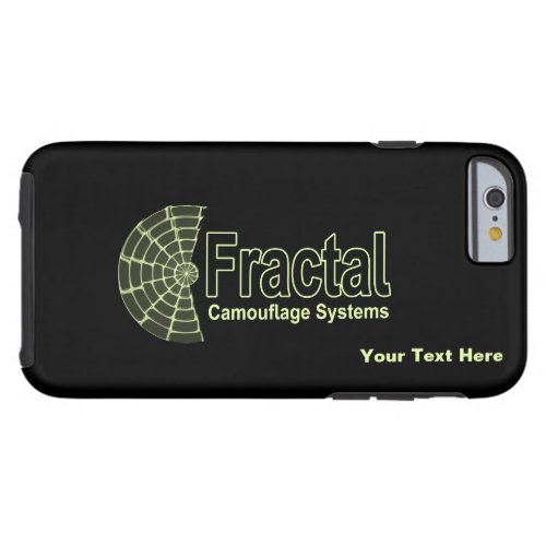 Fractal Camouflage Systems Logo Tough iPhone 6 Case