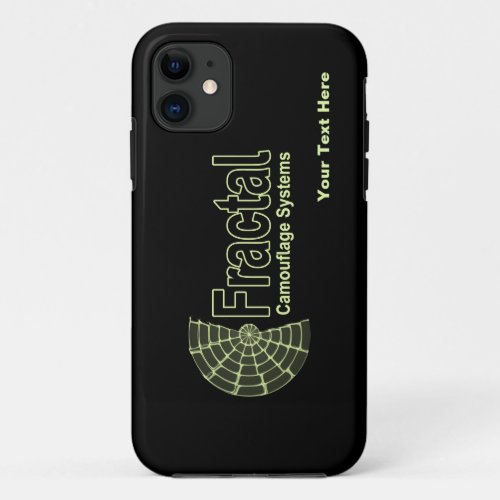Fractal Camouflage Systems Logo iPhone 11 Case