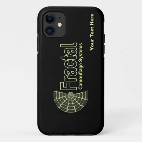 Fractal Camouflage Systems Logo iPhone 11 Case