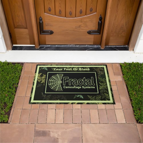 Fractal Camouflage Systems Logo Doormat