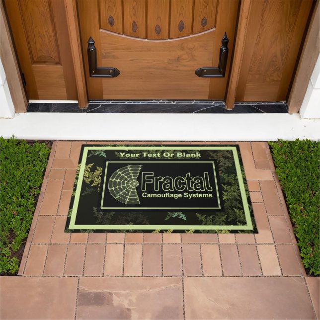 Fractal Camouflage Systems Logo Doormat (Outdoor)