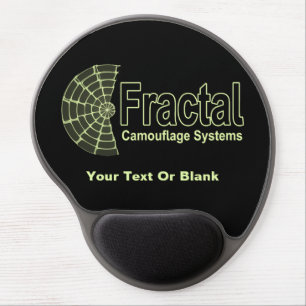 Fractal Camouflage Systems Logo Gel Mouse Pad