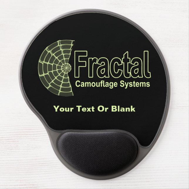 Fractal Camouflage Systems Logo Gel Mouse Pad (Front)