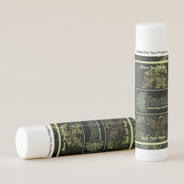 Fractal Camouflage Systems Logo Lip Balm (Front)