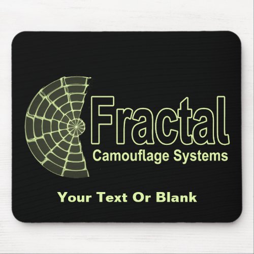 Fractal Camouflage Systems Logo Mouse Pad