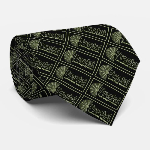 Fractal Camouflage Systems Logo Neck Tie