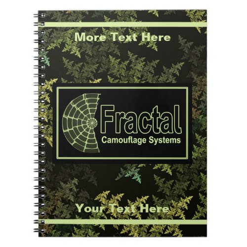 Fractal Camouflage Systems Logo Notebook