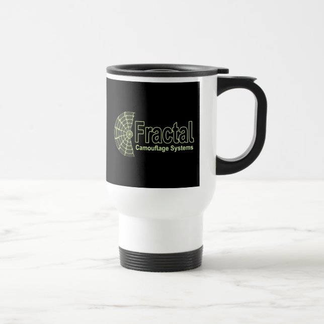 Fractal Camouflage Systems Logo Travel Mug (Right)