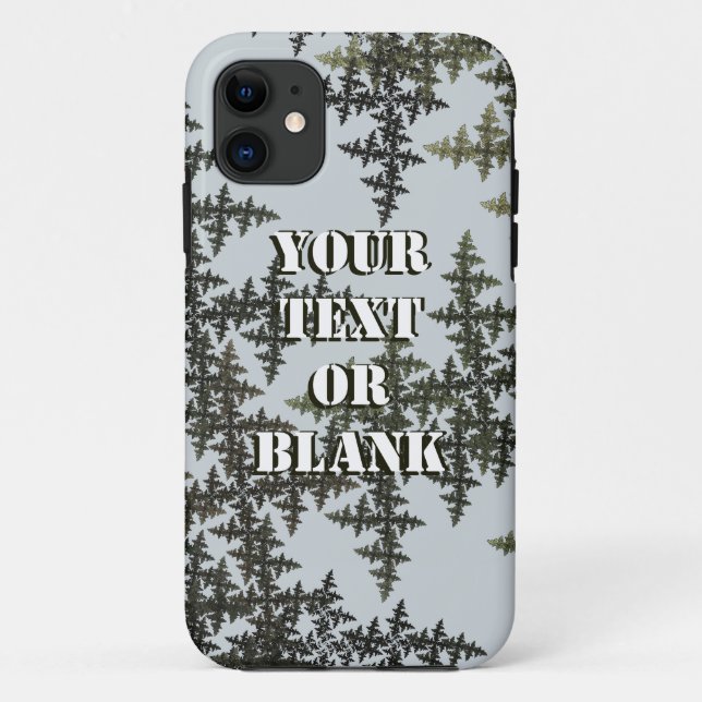 Fractal Camouflage - Winter Case-Mate iPhone Case (Back)