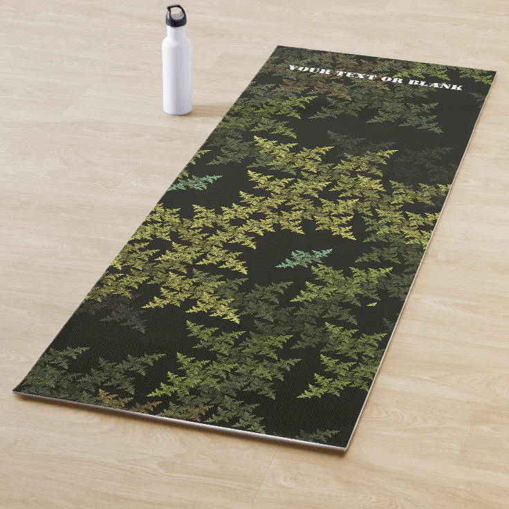 Fractal Camouflage Yoga Mat | Zazzle