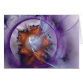 Fractal card  purple (Front Horizontal)