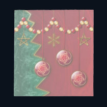 Fractal Celebration Christmas Notepad