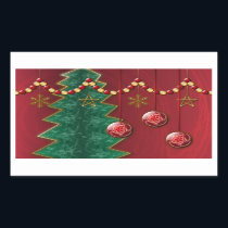 Fractal Celebration Christmas Stickers