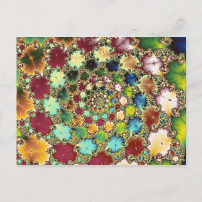 Fractal Cells - Fractal Postcard (Front)