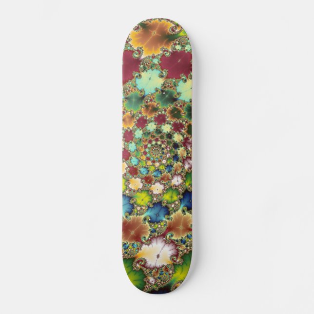 Fractal Cells - Fractal Skateboard Deck (Front)